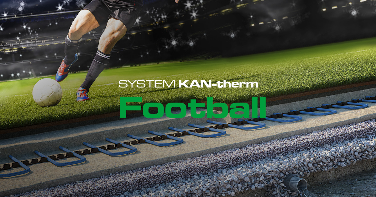 KAN-therm Football: комплексне рішення для опалення та охолодження відкритих майданчиків.