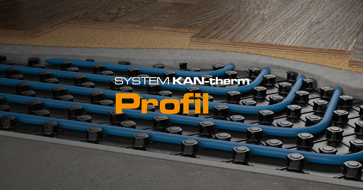 Тепло під ногами: перевага та практичність теплої підлоги з KAN-therm Profil
